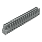 WAGO ELETTRONICA - Connettore femmina THT.dritto.Passo pin 5 mm.grigio