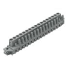 WAGO ELETTRONICA - Connettore femmina THT.dritto.Passo pin 5 mm.grigio