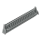 WAGO ELETTRONICA - Connettore femmina THT.dritto.Passo pin 5 mm.grigio