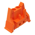 WAGO ELETTRONICA - Connettore femmina THT.dritto.Passo pin 5,08 mm.arancione