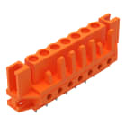 WAGO ELETTRONICA - Connettore femmina THT.dritto.Passo pin 5,08 mm.arancione