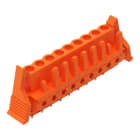 WAGO ELETTRONICA - Connettore femmina THT.dritto.Passo pin 5,08 mm.arancione