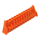 WAGO ELETTRONICA - Connettore femmina THT.dritto.Passo pin 5,08 mm.arancione