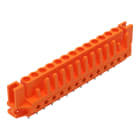 WAGO ELETTRONICA - Connettore femmina THT.dritto.Passo pin 5,08 mm.arancione