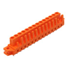 WAGO ELETTRONICA - Connettore femmina THT.dritto.Passo pin 5,08 mm.arancione