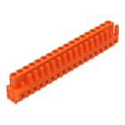 WAGO ELETTRONICA - Connettore femmina THT.dritto.Passo pin 5,08 mm.arancione
