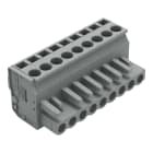 WAGO ELETTRONICA - Connettore femmina 1 conduttore, ang..CAGE CLAMP®.2,5 mm².grigio 232-209/026-000
