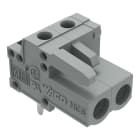 WAGO ELETTRONICA - Connettore femmina THT.angolato.Passo pin 5 mm.grigio