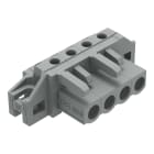 WAGO ELETTRONICA - Connettore femmina THT.angolato.Passo pin 5 mm.grigio