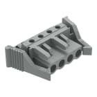 WAGO ELETTRONICA - Connettore femmina THT.angolato.Passo pin 5 mm.grigio