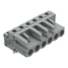 WAGO ELETTRONICA - Connettore femmina THT.angolato.Passo pin 5 mm.grigio 232-236