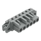 WAGO ELETTRONICA - Connettore femmina THT.angolato.Passo pin 5 mm.grigio 232-236/031-000