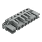 WAGO ELETTRONICA - Connettore femmina THT.angolato.Passo pin 5 mm.grigio 232-236/047-000