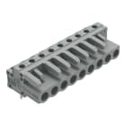 WAGO ELETTRONICA - Connettore femmina THT.angolato.Passo pin 5 mm.grigio