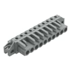 WAGO ELETTRONICA - Connettore femmina THT.angolato.Passo pin 5 mm.grigio 232-240/031-000