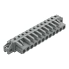 WAGO ELETTRONICA - Connettore femmina THT.angolato.Passo pin 5 mm.grigio