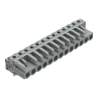 WAGO ELETTRONICA - Connettore femmina THT.angolato.Passo pin 5 mm.grigio
