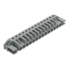 WAGO ELETTRONICA - Connettore femmina THT.angolato.Passo pin 5 mm.grigio