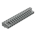 WAGO ELETTRONICA - Connettore femmina THT.angolato.Passo pin 5 mm.grigio