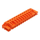 WAGO ELETTRONICA - Connettore femmina THT.angolato.Passo pin 5,08 mm.arancione