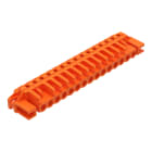 WAGO ELETTRONICA - Connettore femmina THT.angolato.Passo pin 5,08 mm.arancione