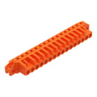 WAGO ELETTRONICA - Connettore femmina THT.angolato.Passo pin 5,08 mm.arancione