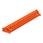 WAGO ELETTRONICA - Connettore femmina THT.angolato.Passo pin 5,08 mm.arancione