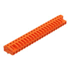 WAGO ELETTRONICA - Connettore femmina THT.angolato.Passo pin 5,08 mm.arancione