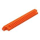 WAGO ELETTRONICA - Connettore femmina THT.angolato.Passo pin 5,08 mm.arancione