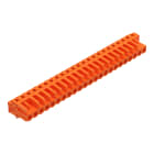 WAGO ELETTRONICA - Connettore femmina THT.angolato.Passo pin 5,08 mm.arancione