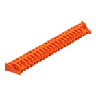 WAGO ELETTRONICA - Connettore femmina THT.angolato.Passo pin 5,08 mm.arancione