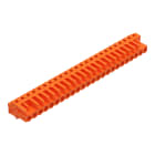 WAGO ELETTRONICA - Connettore femmina THT.angolato.Passo pin 5,08 mm.arancione