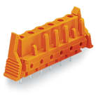 WAGO ELETTRONICA - Connettore femmina THT.dritto.Passo pin 7,62 mm.arancione