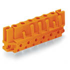 WAGO ELETTRONICA - Connettore femmina THT.dritto.Passo pin 7,62 mm.arancione