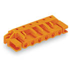 WAGO ELETTRONICA - Connettore femmina THT.angolato.Passo pin 7,62 mm.arancione
