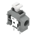 WAGO ELETTRONICA - Morsetto per circuito stampato sovrapponibile.pulsante.1,5 mm².grigio