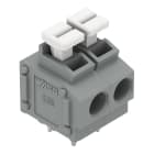 WAGO ELETTRONICA - Morsetto per circuito stampato.pulsante.1,5 mm².grigio