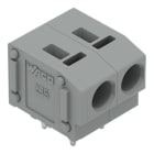 WAGO ELETTRONICA - Morsetto per circuito stampato.2,5 mm².Passo pin 5/5,08 mm.grigio 235-402/333-000