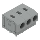 WAGO ELETTRONICA - Morsetto per circuito stampato.2,5 mm².Passo pin 5/5,08 mm.grigio 235-403
