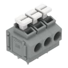 WAGO ELETTRONICA - Morsetto per circuito stampato.pulsante.1,5 mm².grigio