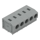 WAGO ELETTRONICA - Morsetto per circuito stampato.2,5 mm².Passo pin 5/5,08 mm.grigio 235-405
