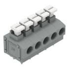 WAGO ELETTRONICA - Morsetto per circuito stampato.pulsante.1,5 mm².grigio