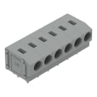 WAGO ELETTRONICA - Morsetto per circuito stampato.2,5 mm².Passo pin 5/5,08 mm.grigio 235-406