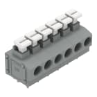 WAGO ELETTRONICA - Morsetto per circuito stampato.pulsante.1,5 mm².grigio