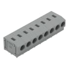 WAGO ELETTRONICA - Morsetto per circuito stampato.2,5 mm².Passo pin 5/5,08 mm.grigio 235-408