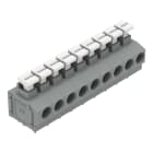 WAGO ELETTRONICA - Morsetto per circuito stampato.pulsante.1,5 mm².grigio
