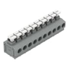 WAGO ELETTRONICA - Morsetto per circuito stampato.pulsante.1,5 mm².grigio