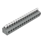 WAGO ELETTRONICA - Morsetto per circuito stampato.pulsante.1,5 mm².grigio