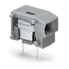 WAGO ELETTRONICA - Morsetto per circuito stampato per 2 conduttori sovrapponibile.0,75 mm².Passo pin 7,5/7,62 mm.grigio 235-551