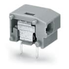 WAGO ELETTRONICA - Morsetto per circuito stampato per 2 conduttori sovrapponibile.0,75 mm².Passo pin 10/10,16 mm.grigio 235-851